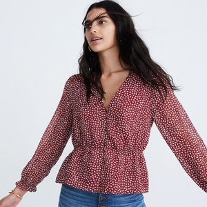 EUC Madewell Overture Top in Ditsy Flowers
